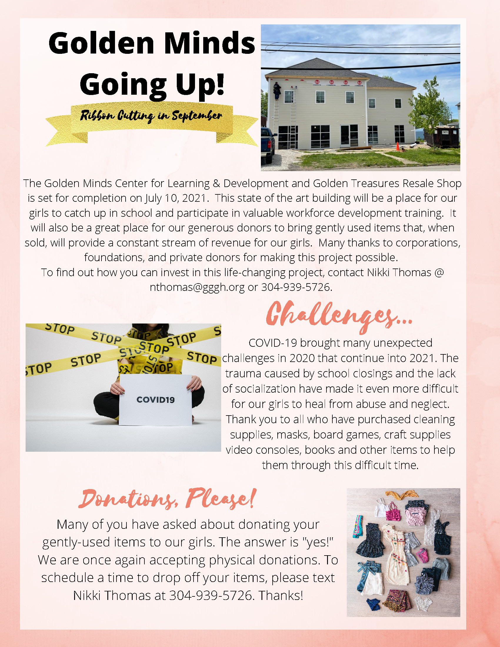 Golden Girl Summer 2021 Newsletter Page 2