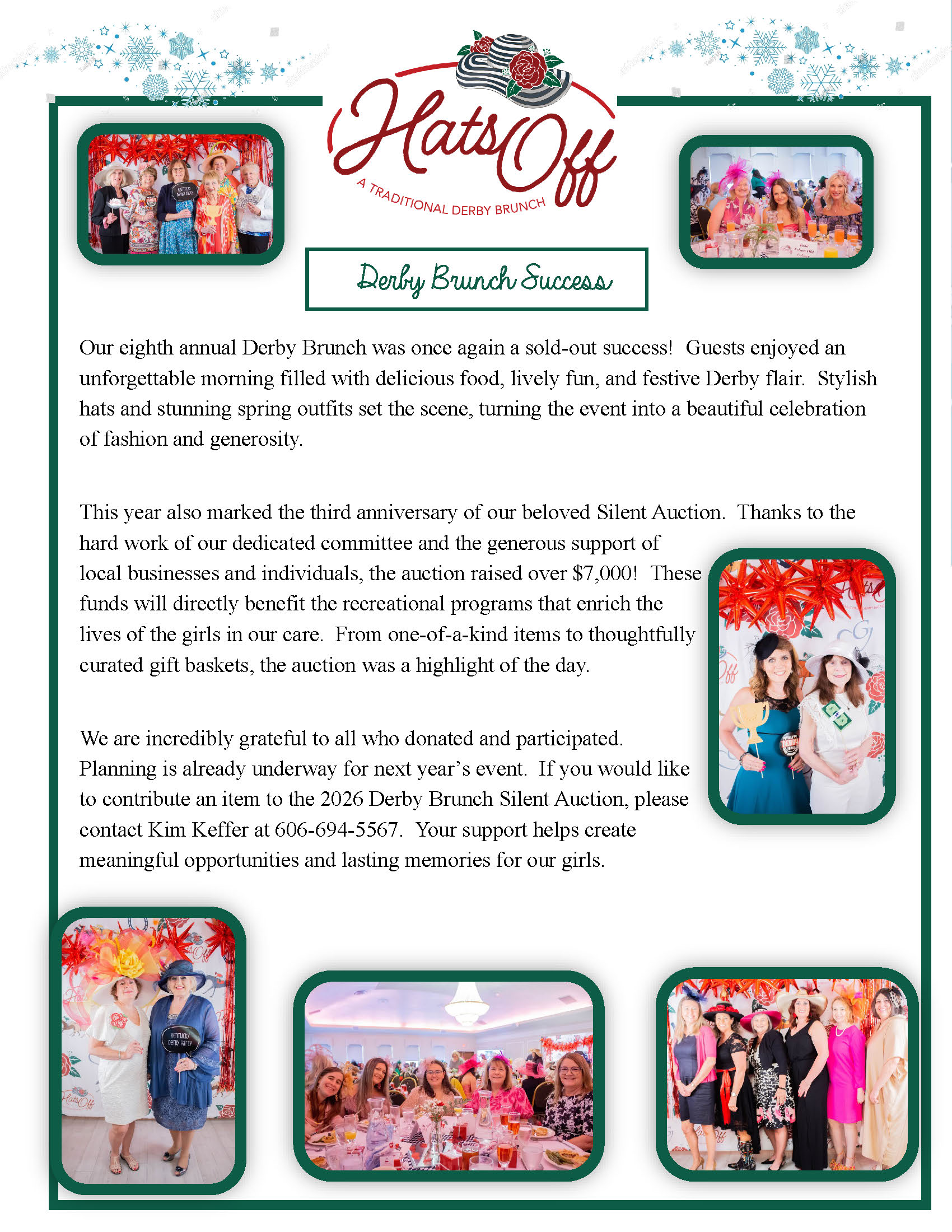 Page 2 of Winter 2025 Newsletter