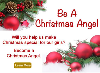 Be A Christmas Angel. Support a girl for Christmas.