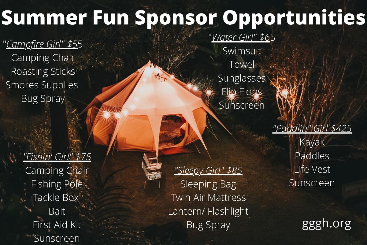 Summer fun sponsor opportunities  | Click for details